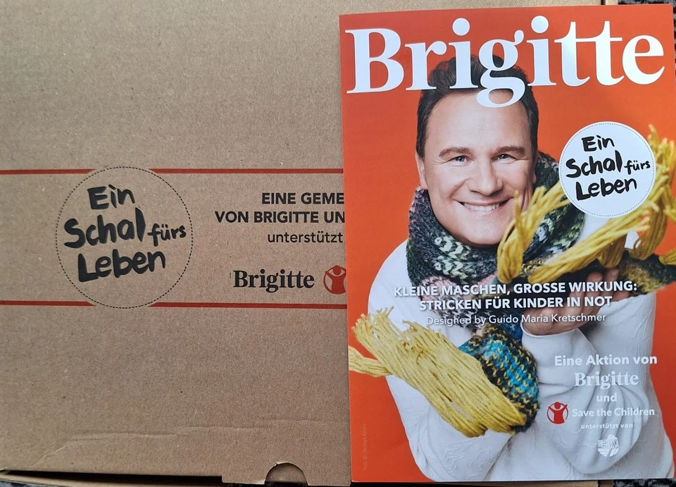 Brigitte Schal fürs Leben Charity Lana Grossa Kretschmer PORTOFREI - Bild 2 von 4