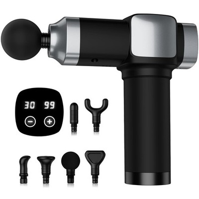 Massage Gun Deep Tissue, Portable Percussion Electric Muscle Massager for Pai...