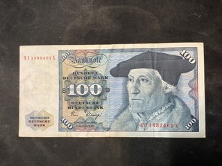 Germany 1980 100 Mark Banknote. N3549