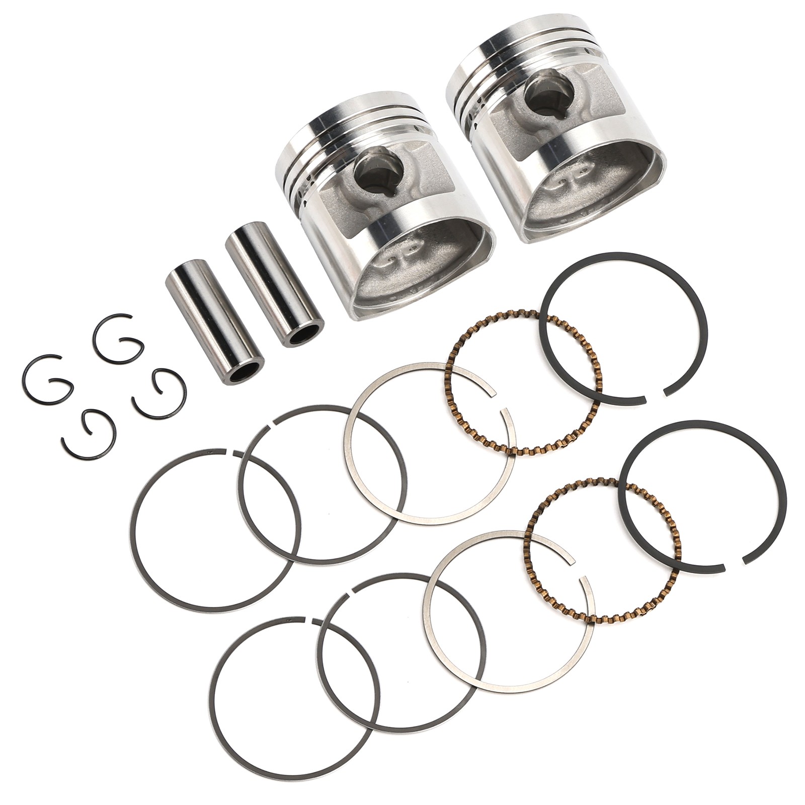 Piston Rings Pin Clips Kit Std 44Mm For Honda Ca125 Cm125 Cd125T Cbt125 82-99 US