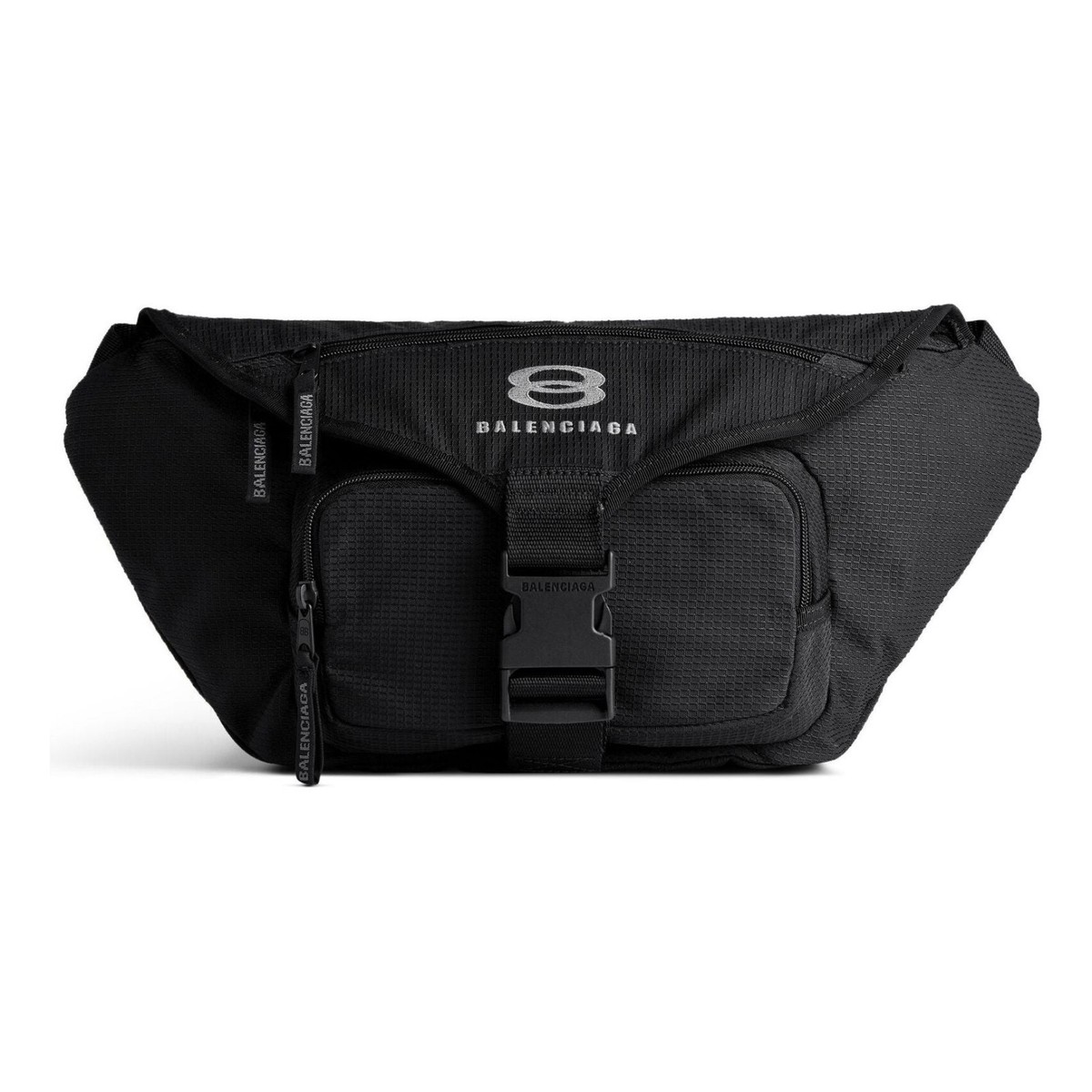バレンシアガ UNITY ベルトパック ラージ BALENCIAGA Large Black Unity Beltbag Utility Belt Bag Fanny Pack