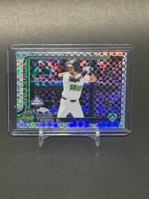 2025 Topps Pro Debut #PDC-166 James Tibbs III Rookie X-Fractor