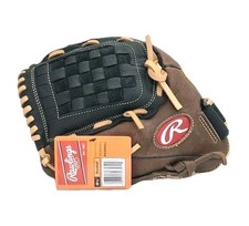 Rawlings RBG36BC 12.5" Lefty Baseball Soft Ball Glove Adjustable Strap   NEW
