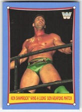 2017 Topps WWE Heritage Bizarre SummerSlam Matches Ken Shamrock #6