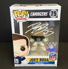 JOEY BOSA SIGNED FUNKO POP #75 W/ PSA COA CERT AUTO CHARGERS NFL