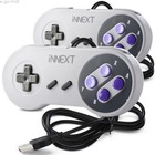 2 Pack Wired INNEXT SNES USB Controller GamePad for PC Mac Linux Raspberry Pi