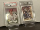 RARE LOT SHOHEI OHTANI CARD PSA 10 CHROME AUTO MICHAEL JORDAN MAGIC JOHNSON $$