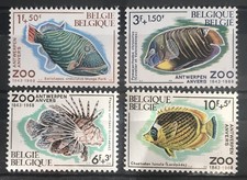 BELGIUM - 1968 ANTWERP ZOO (FISH) NHM SET SG 2092 - 2095
