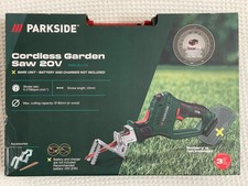 Parkside 20V Cordless Garden Pruning Reciprocating Saw PASA 20 Li C2 with Case