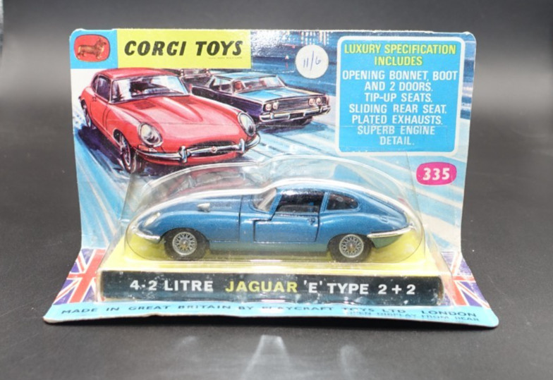corgi 335, Jaguar 2+2 E Type - Free Price Guide & Review