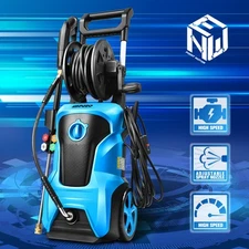 2176 PSI 2.4 GPM High-Pressure Electric Power Cleaner Car Washer Machine Blue