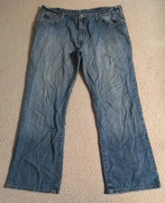 Calvin Klein Jeans Mens Size 36 Blue Denim Slim Bootcut Jean Pants 24