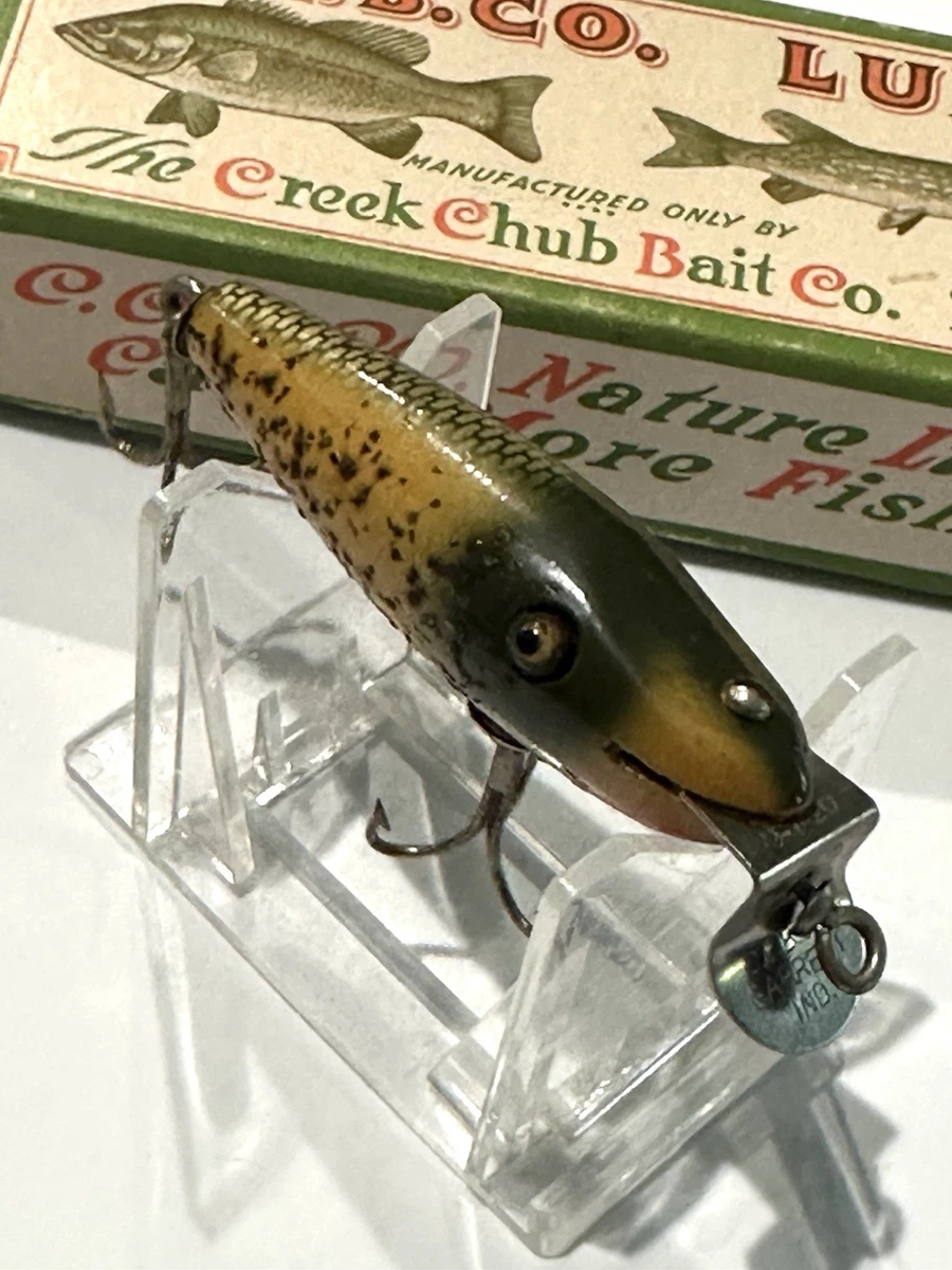 creek chub cray z fishing lures vintage Cray-Z-Fish (Crazy Fish) Lure 9900-P-SS Silver Shad Color My Bait Shop, LLC Vintage CREEK CHUB Fishing Lure|