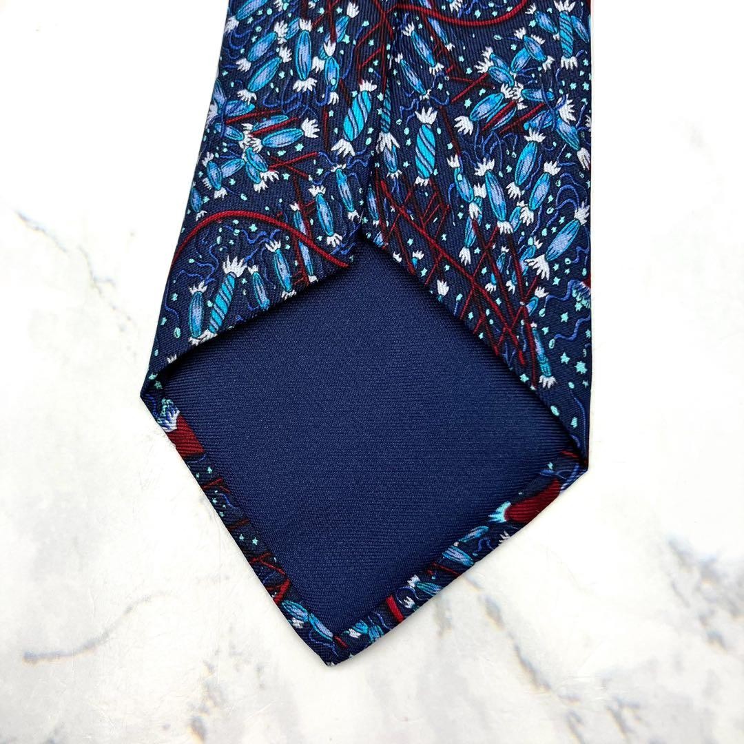 Hermes Constellation Pattern Necktie Fashionable … - image 4