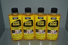 Lot Of 4 Goo Gone Goo And Adhesive Remover, 8 fl oz each