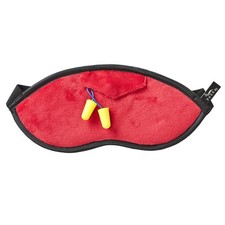 Bucky Eden Collection Lightweight Eye Shade Mask with Reusable Ear Plugs, Cherry