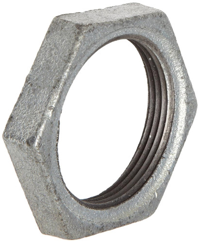 Anvil 8700162509, Malleable Iron Pipe Fitting, Locknut, 1/2" NPT Female