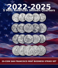 2022 2023 2024 2025 S American Women Quarters 20 Coin Complete Set BU