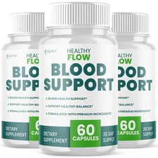 (3 Pack) Healthy Flow Blood Advanced, HealthyFlow Support Supplement 180 Capsule