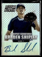 L53,719 - 2013 Panini Prizm Perennial Prospect Auto Prizms #16 Braden Shipley