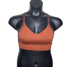 Brooks NWOT 36DD/E Copper Run Raisin Drive Interlace Sports Bra Compression Wick