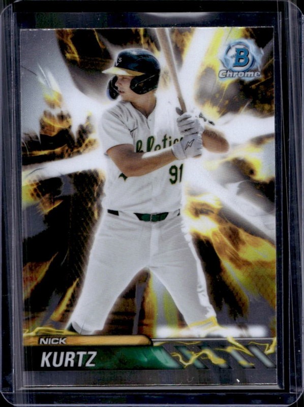 2024 Bowman Draft Nick Kurtz Plasma Power #PP-2 Athletics