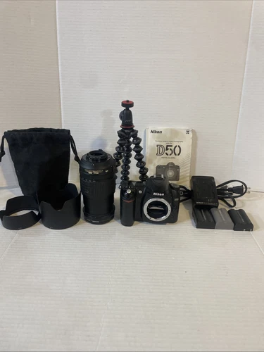 Nikon D50 Digital SLR Camera & DX AF-S Nikkor 18-105mm f/3.5-5.6G ED Lens BUNDLE