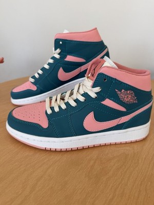 JORDAN   Air Jordan 1 Mid ''Digital Pink Aurora Green''   Size 7W