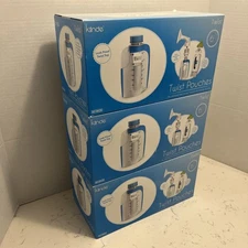 KIINDE Twist Breast Milk Storage Pouches 80 Pack 6 Oz