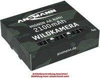 4 Ansmann Nimh Akku 'Wildkamera' Maxe, Mignon (Aa) 2100 Mah