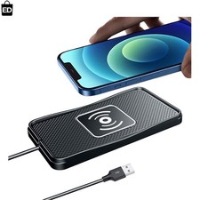 Wireless Car Phone Charger Fast Charging Pad Mat For iPhone Samsung Universal