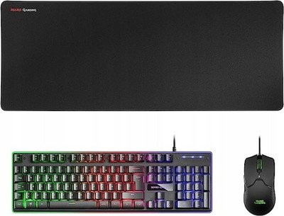 Tastatur und Maus Mars Gaming 3IN1 Französisch AZERTY