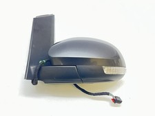 VW SHARAN SEAT ALHAMBRA PASSENGER SIDE POWER FOLD WING MIRROR IN GREY 2010-2015