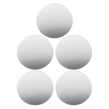  5pcs Small Circles Mirrors: 3.94in/10cm Self Adhesive Acrylic Small Round