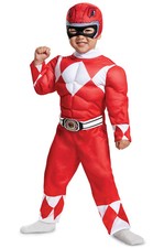 Brand New Mighty Morphin Power Rangers Red Ranger Muscle Infant/Toddler Costume