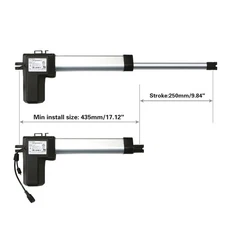 Okin Model 1.28.000.110.30 Linear Actuator Motor for Power Recliner Lift Chair