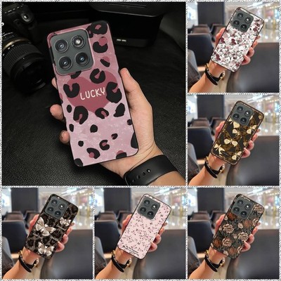 MYDING-Phone Case for MOTO Edge 5G 2025,  Fashion Design Silicone Graffiti Cute