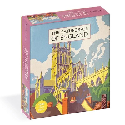 Brian Cook's Cathedrals of England Jigsaw Puzzle: 1000-piece jigsaw puzzle by B.