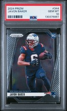 2024 PANINI PRIZM #344 JAVON BAKER PSA 10