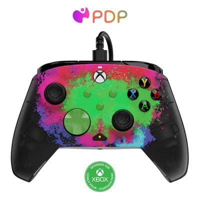 PDP Xbox REMATCH GLOW Wired controller - Space Dust