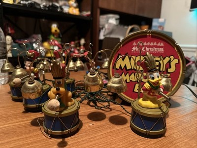 Mr Christmas Mickey's Marching Band Animated 1992 Works Donald