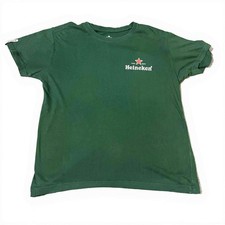 maglietta grafica manica corta verde Heineken merchandise ufficiale Medium