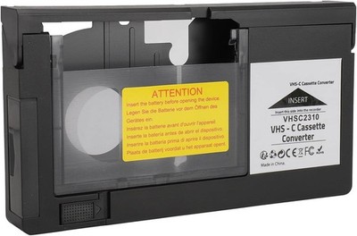VHS-C-Kassettenadapter, Kompatibel mit S-VHS-C S-VHS Zum Konvertieren von