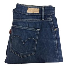 Levi's Womens Demi Curve Mid Rise Slim Straight Stretch Jeans Size 6 GUC JJ72