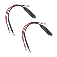 Motorcycle Resistor, 12V 10W Turn Signal LED Load Resistor Flash Blinker 2 PCS