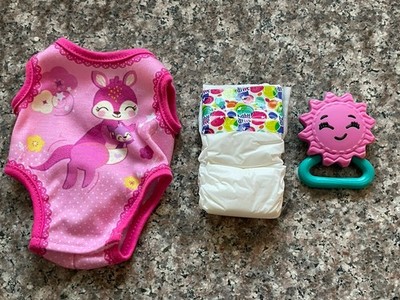 Baby Alive Go Bye Bye Replacement Kangaroo Outfit & Accessories