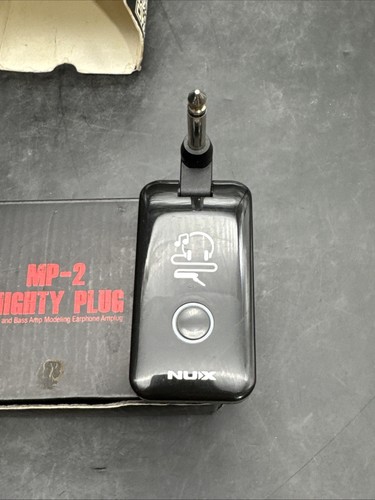 USED NUX Mighty Plug MP-2 Guitar & Bass Amp Modeling Earphone Amplug Bluetooth - Picture 2 of 10