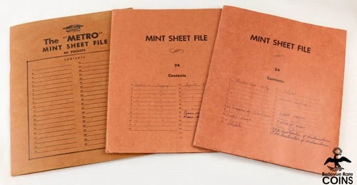 Lot of 55 Sheets+: Assorted Vintage 3c - 20c US Stamps w/Mint Sheet File FV $234