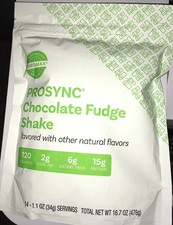 Nutrisystem ProSync Chocolate Fudge Shake Chromax 16.7 Oz Bag Body Fat Loss