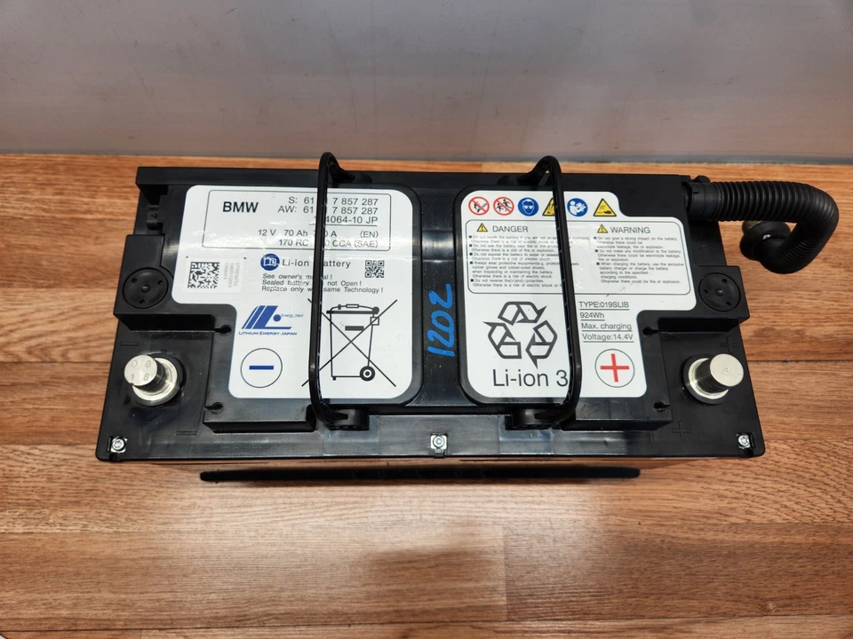 ✅ Bateria de íon de lítio 70Ah 18-23 fabricante de equipamento original BMW F90 M5 - Imagem 3 de 4